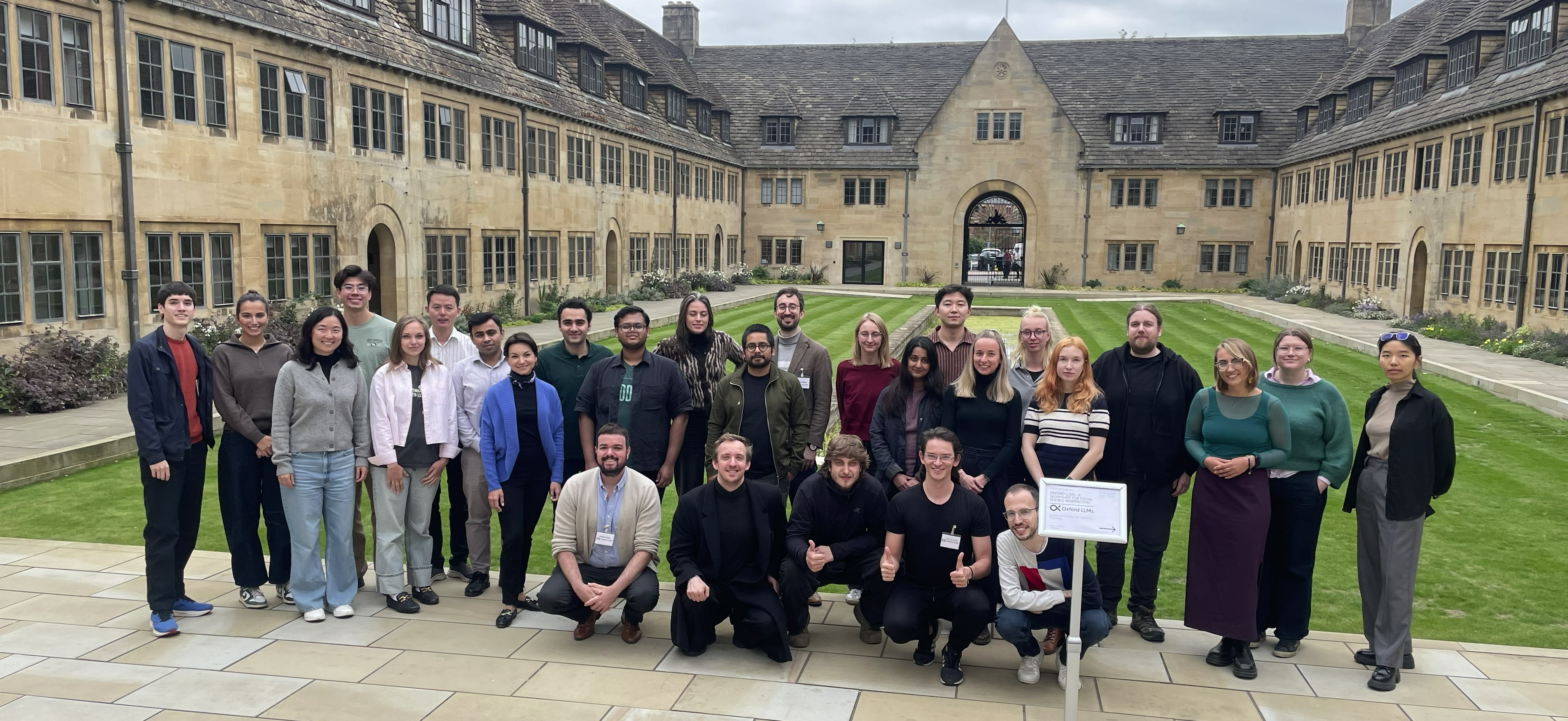 Oxford LLMs 2025 group photo